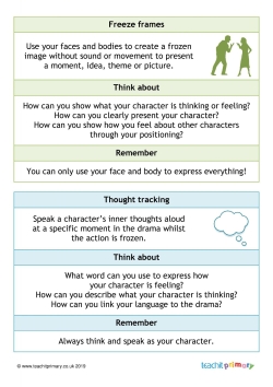 Drama techniques display