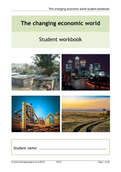 The changing economic world student workbook