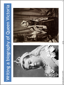 Queen Victoria biography writing