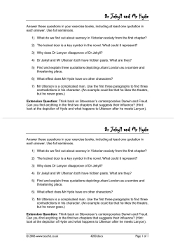 Questions on chapters one and two