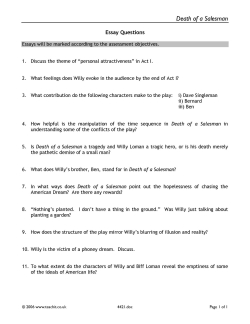 Essay questions