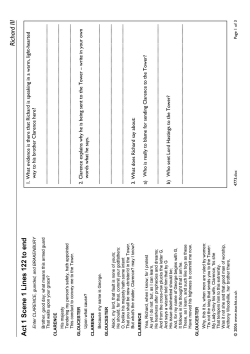 A route through Act 1 Scene 1