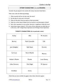 Twenty 'other' characters