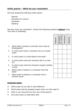 Check what you remember resource.