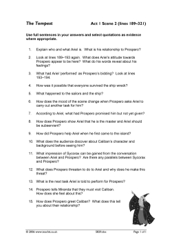 Act 1 Scene 2 comprehension questions Act 1 Scene 2 comprehension questions
