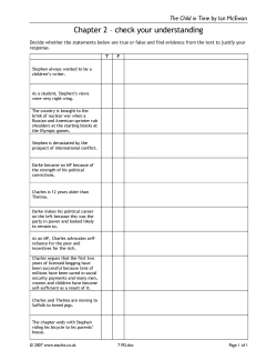 True or false grid - Chapter 2