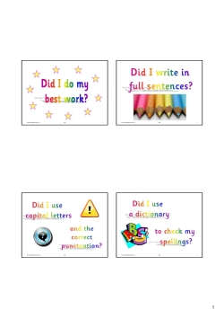 Review your work