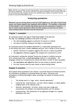 Analysing quotations