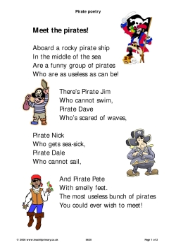 Pirate poetry