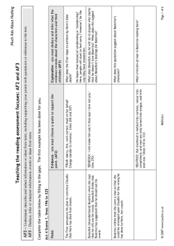 Reading related tasks