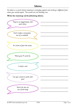 Idioms