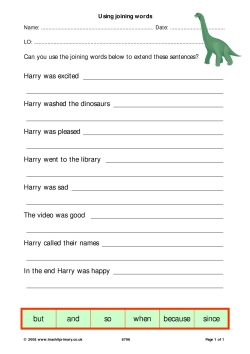 Using joining words
