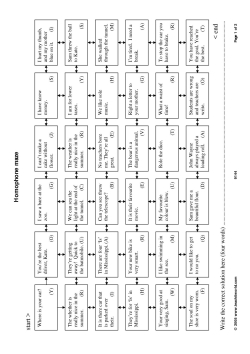Homophone maze